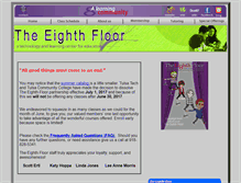 Tablet Screenshot of eighthfloor.tulsatech.edu